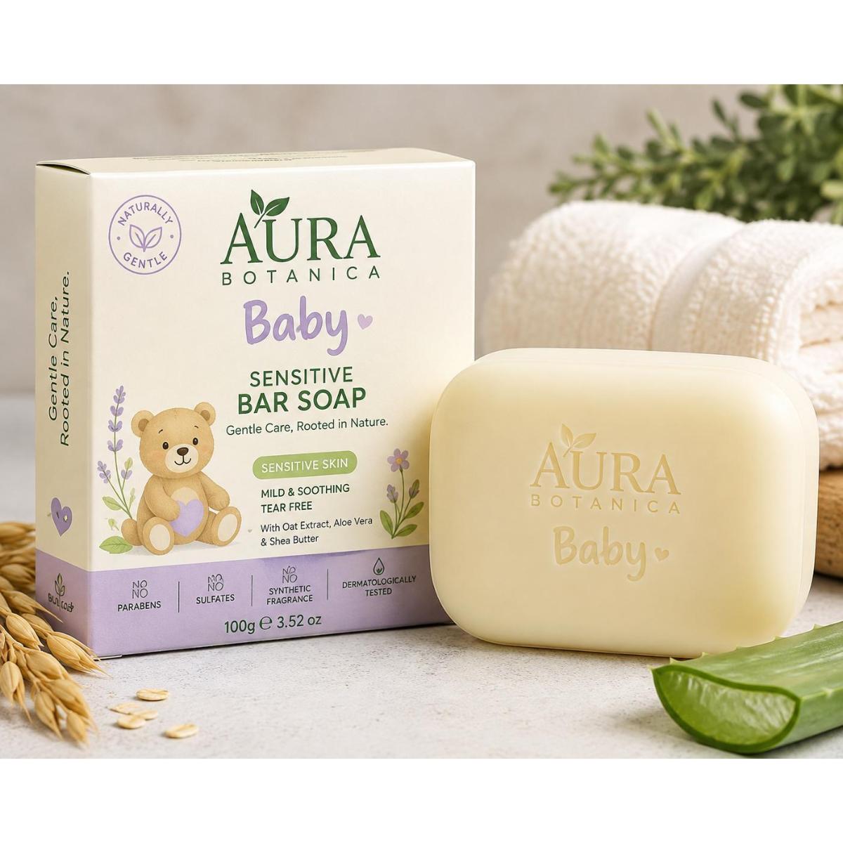 Aura Baby Sensitive Bar Soap