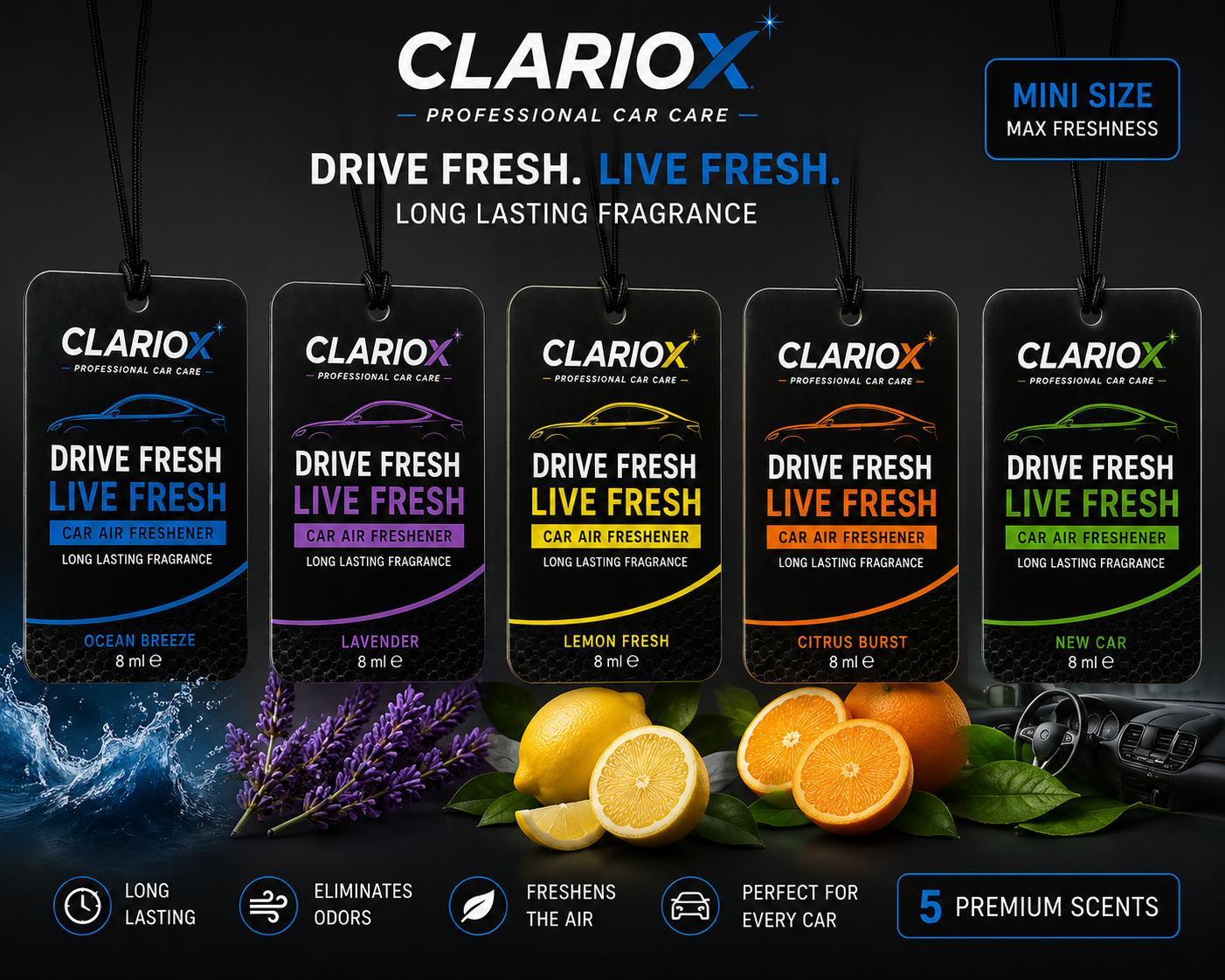 Clariox Mini Car Air Freshener