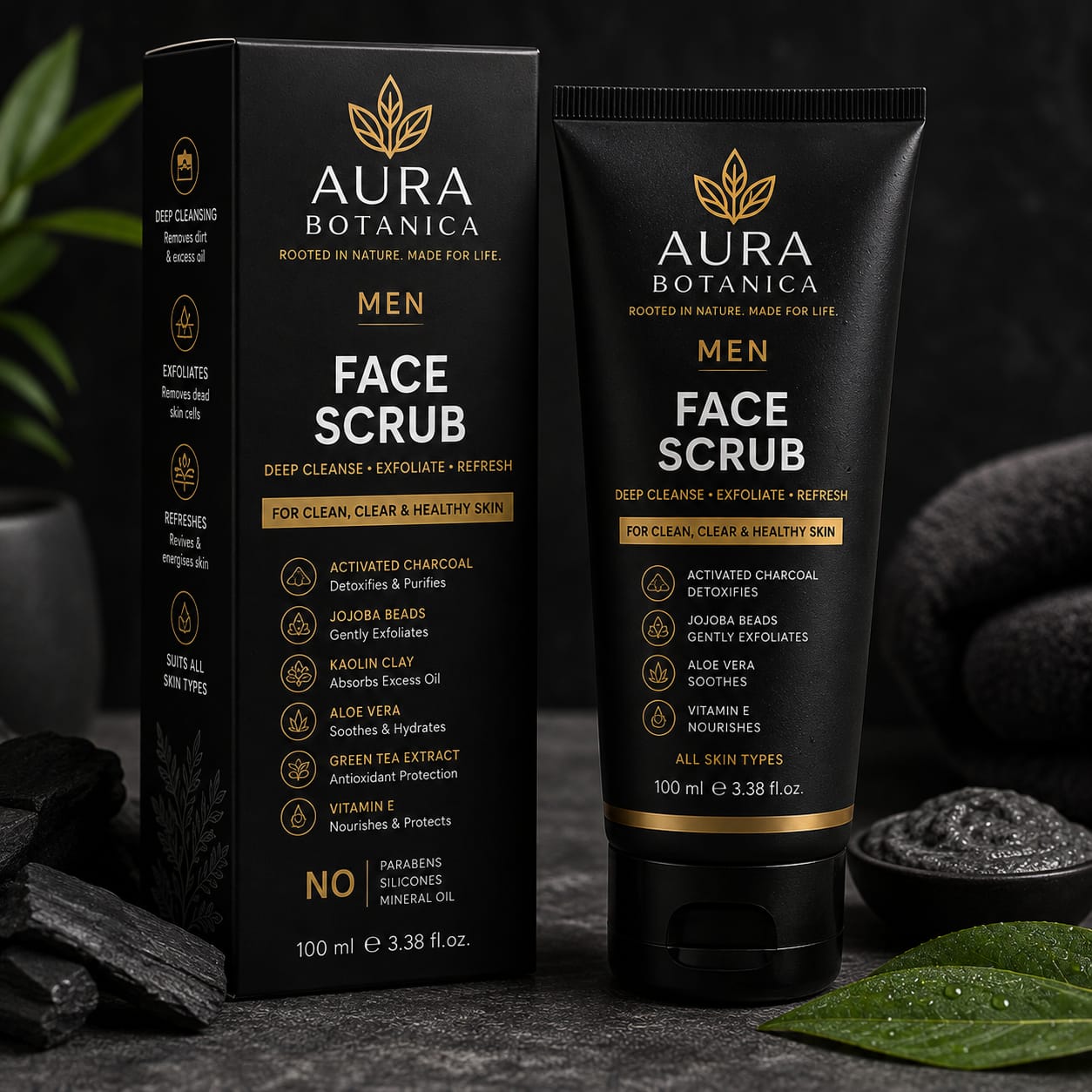 Aura Men Face Scrub